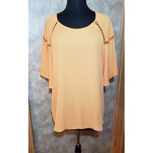 Zac & Rachel size XL orange blouse